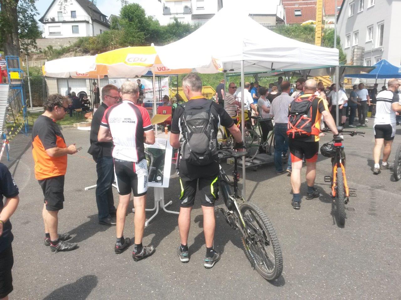 13.52.2018 - Wickeder Fahrradtag - Teilnehmer der Mountainbike-Tour des RSV