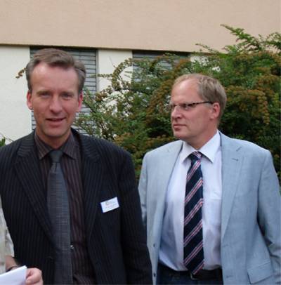 17.06.2009, Besuch des Marienkrankenhauses Wickede-Wimbern. Bild von links: Dr. med Rupert Sobotta, Dr. med. Rainer Kunterding