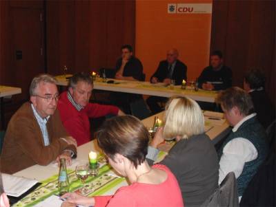 26.10.2009, konstituierende Sitzung der CDU-Ratsfraktion Wickede (Ruhr)