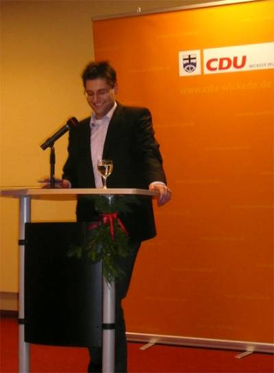 08.12.2010, Jahreshauptversammlung der CDU Wickede (Ruhr)- Thomass Fabri