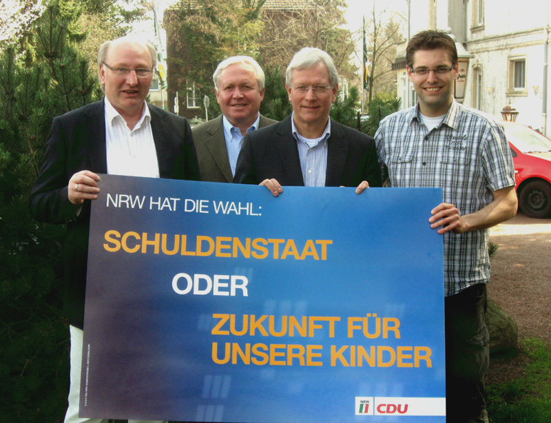 Manfred Burs, Bernhard Schulte-Drggelte, Eckhard Uhlenberg, Thomas Fabri