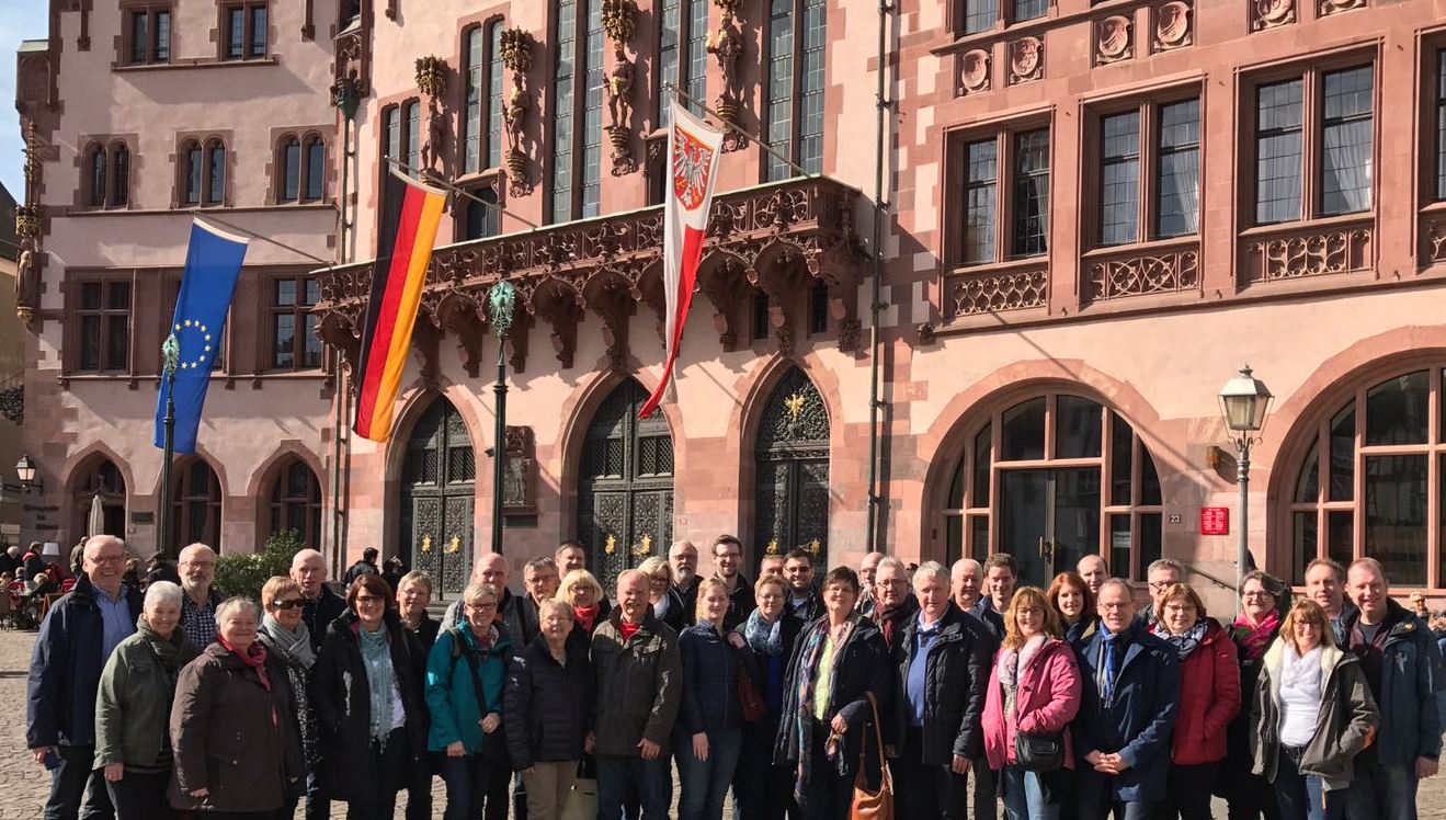 CDU-Fraktionsmitglieder mit ihren Partnern auf dem Frankfurter Rmer