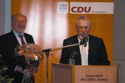 Manfred Burs und Hermann Arndt (rechts)